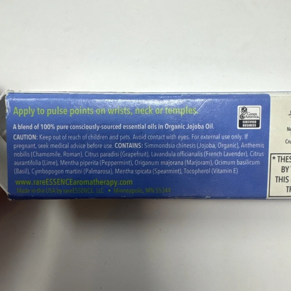 6 Pack Rare Essence Head Aide Pure Essential Oil Roll On 0.33 Oz